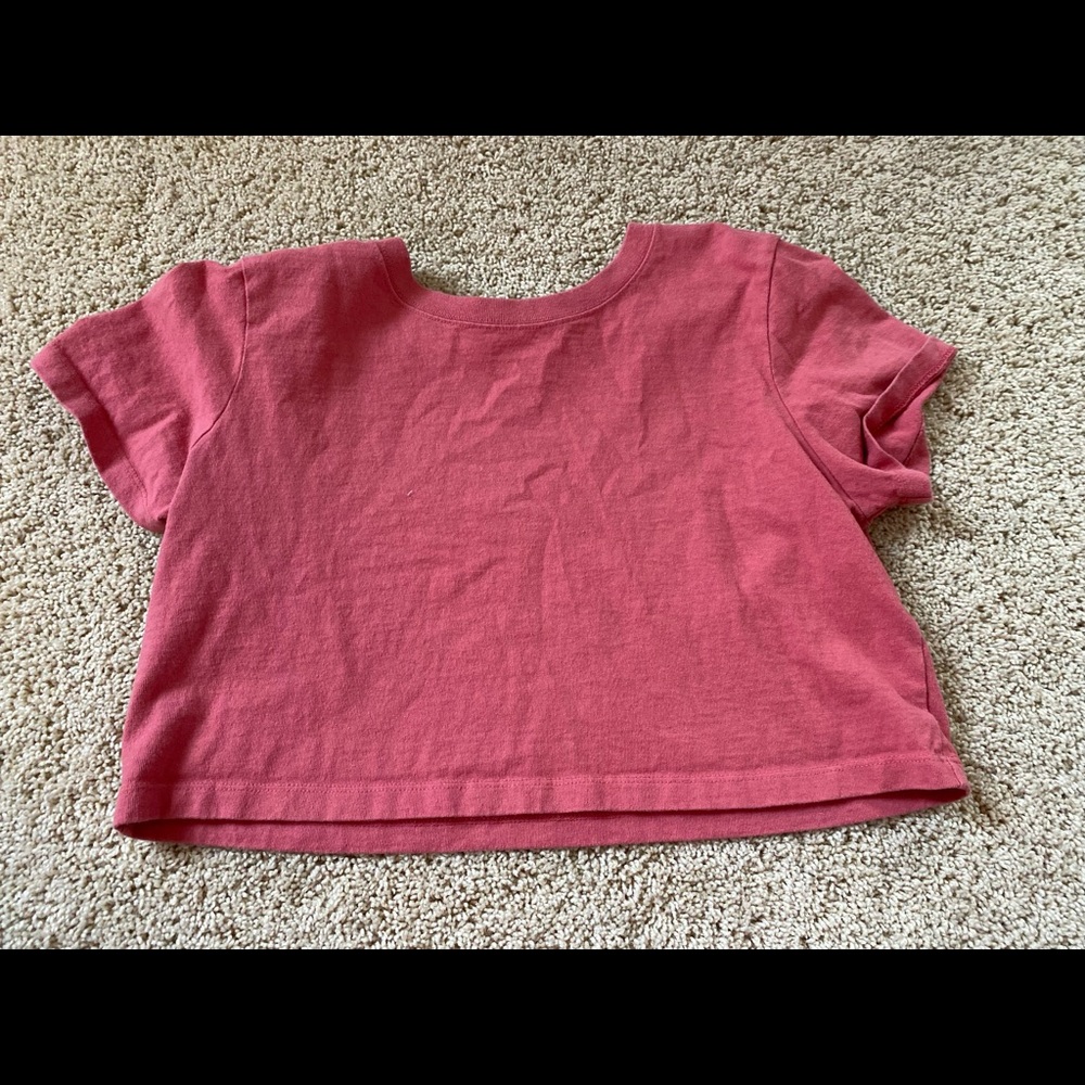 urban outfitters cropped tee